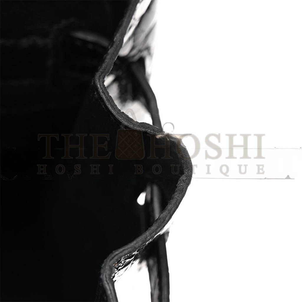 H**me5 MASTER NOIR BLACK GHW NILOTICUS CROCODILE BIRKIN 30 HANDBAG (30*22*16cm) Master Quality